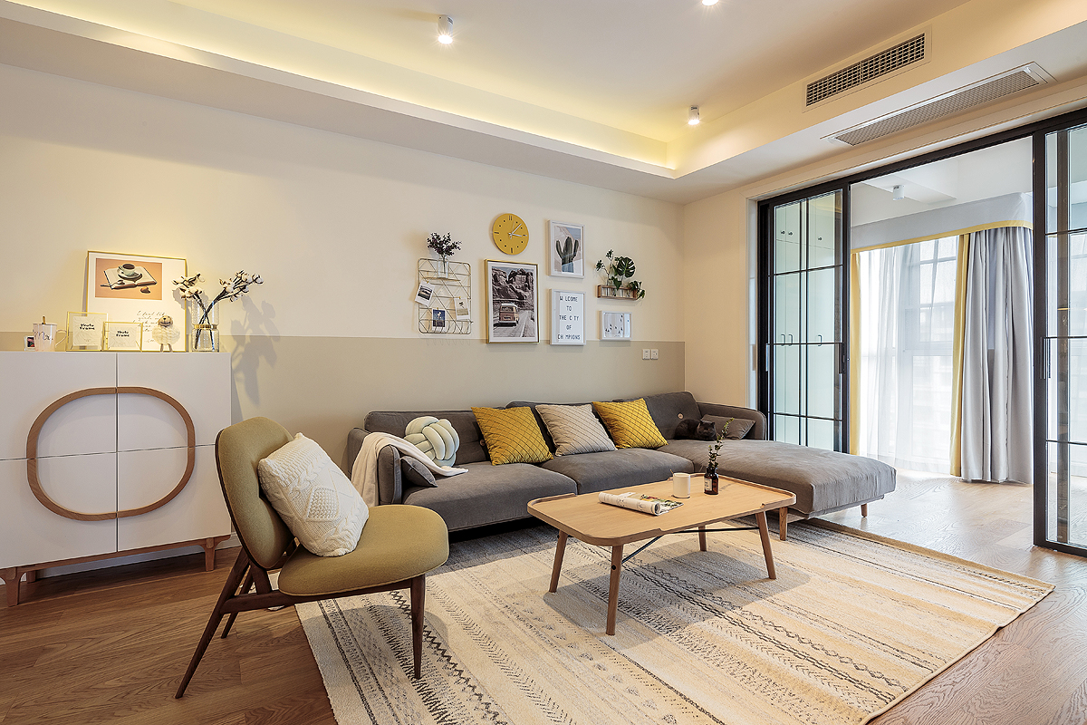 三居室北欧装修风格效果图